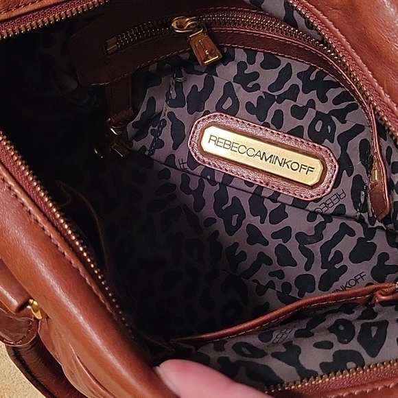 EUC Rebecca Minkoff satchel in excellent condition! Has a cheetah print interior - Picture 6 of 10